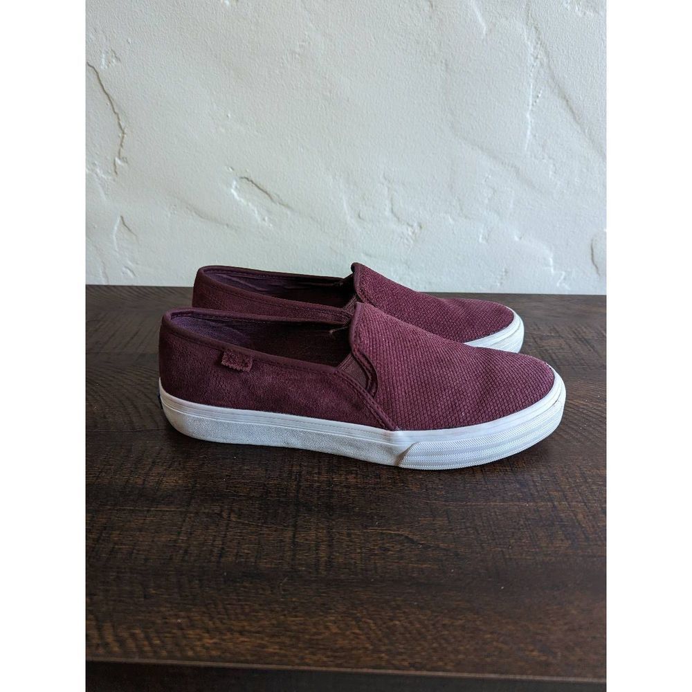 Keds Slip-On Sneakers Burgundy with White Soles